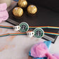 Starbucks Coffee Lover Quirky Rakhi (Set of 2)