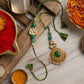 Marvelous Kundan Bhaiya Bhabhi Rakhi Set