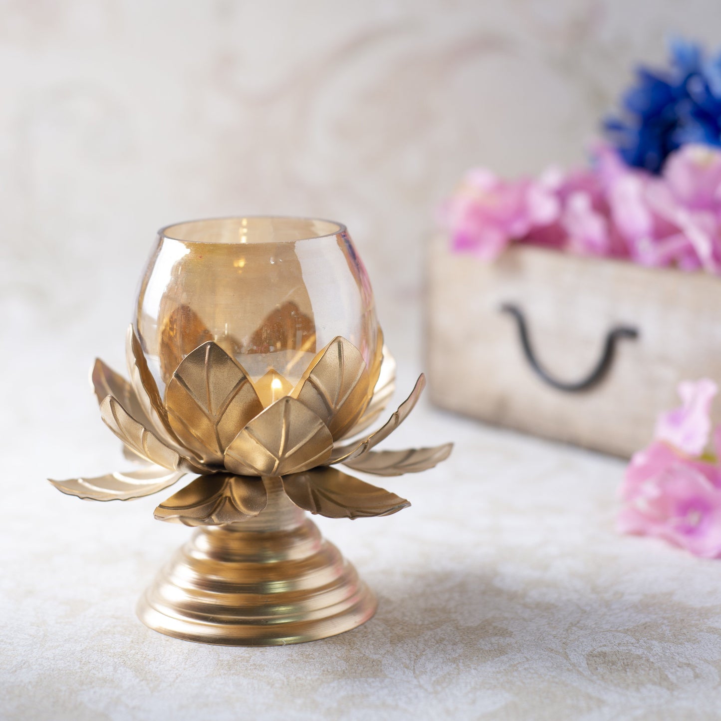 Divine Lotus  T-light Holder