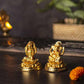 Laxmi Ganesh Idol on Lotus Base