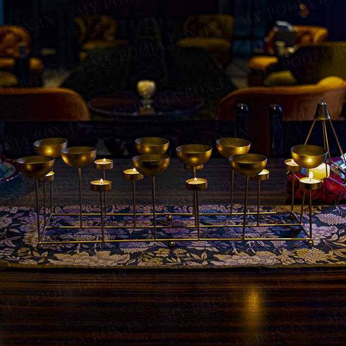 Ziba Decorative Dining Table T-light Stand