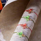 Vivid Green & Peachy Pink Rakhi (Set of 4)