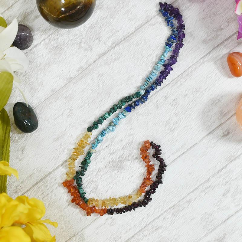 7 Chakra Crystal Healing Natural Stone Mala