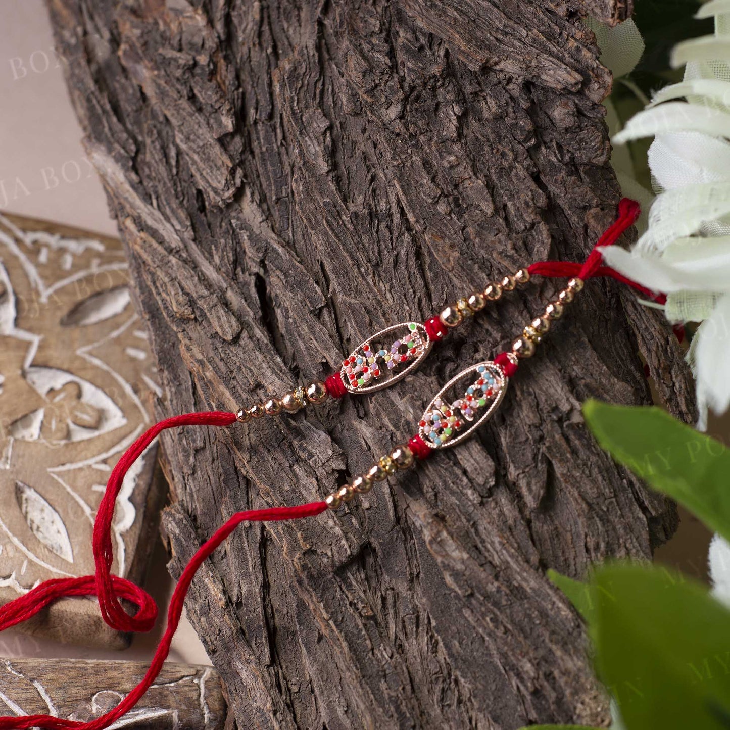 Prismatic BHAI Rakhi (Set of 2)