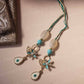 Evil Eye Mint Blue Lumba for Bhabhi/Sister (Set of 2)