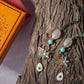 Evil Eye Mint Blue Lumba for Bhabhi/Sister (Set of 2)