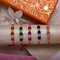 Serendipity Colorful Rakhi Set of 5