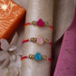 Pristine Drop Shaped Rakhi Set of 3