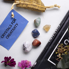 Creativity Crystal Healing Tumble Stone Set