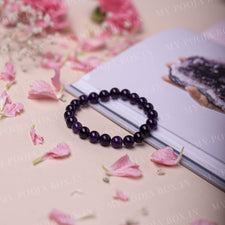 Amethyst Crystal Healing Bracelet | Protection & Spirituality