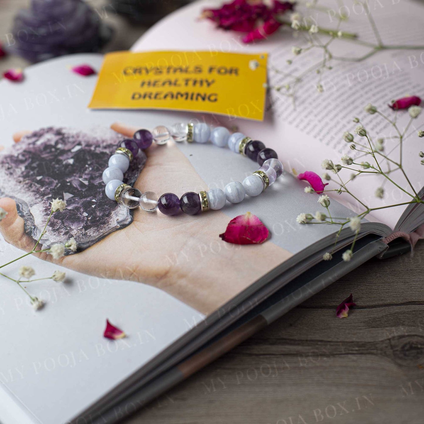 Healthy Dreaming Natural Crystal Healing Bracelet