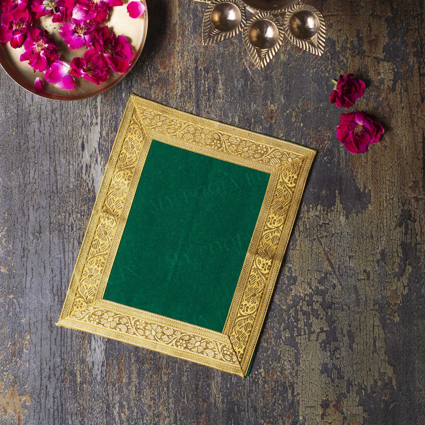 20X25 PUJA AASAN (GREEN)