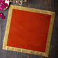 45X45 PUJA AASAN (ORANGE)