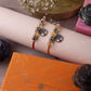 Wealth & Abundance Pyrite Citrine Crystal Rakhi (Set of 2)