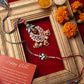 Beautiful Meenakari Peacock Rakhi for Bhaiya Bhabhi
