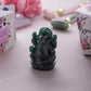 Elegant Green Aventurine Ganesha Showpiece