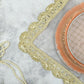 Lilac Gray Beaded Thali Cover