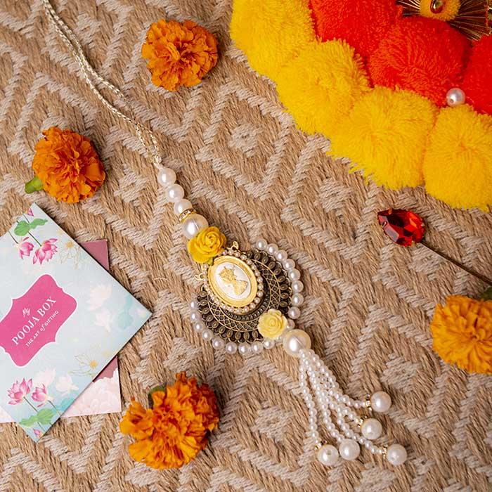 Silver Bhabhi Rakhi