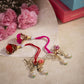 Exquisite Ornate Butterfly Lumba Bhabhii Rakhi (Set of 2)