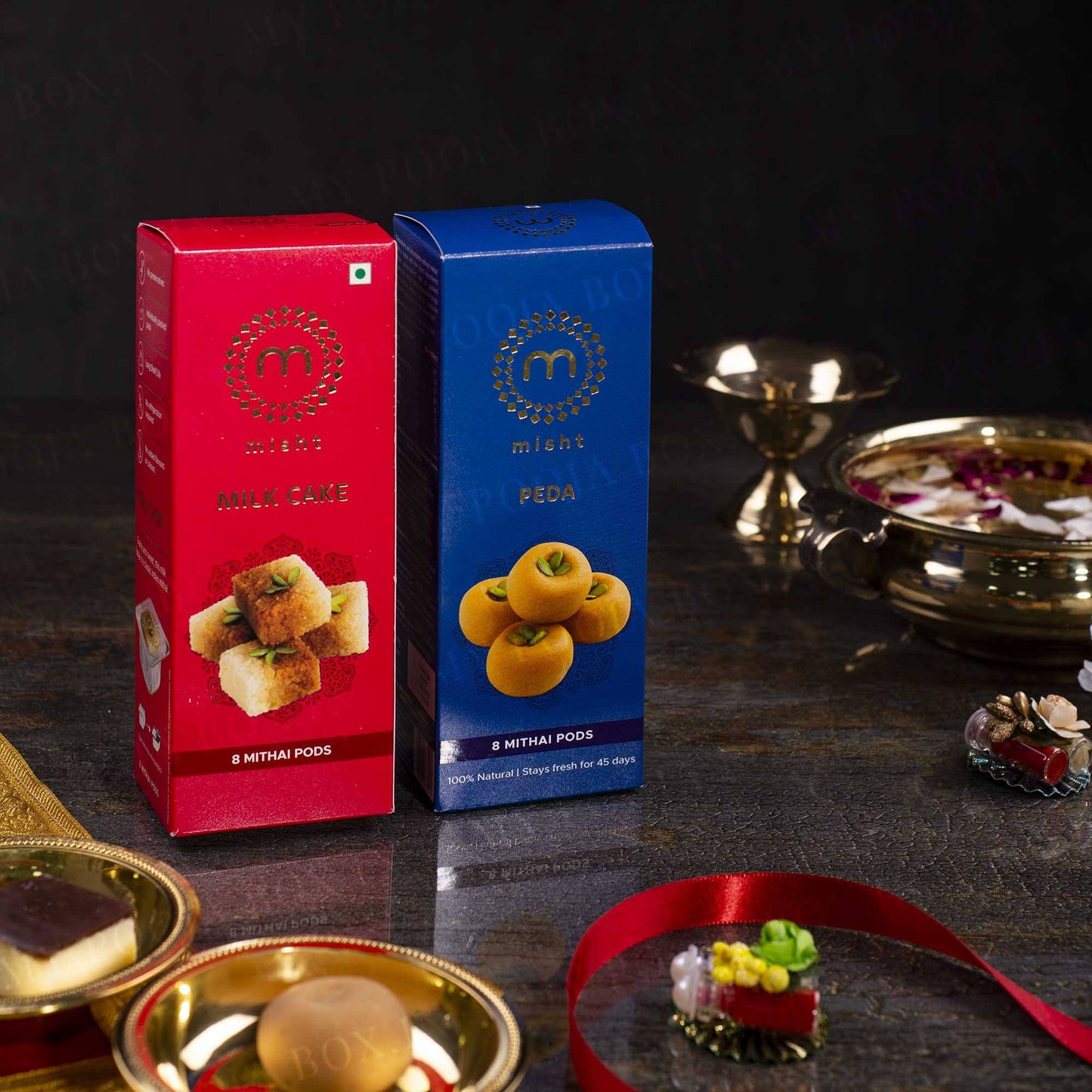 Milk Cake & Peda Mithai Set