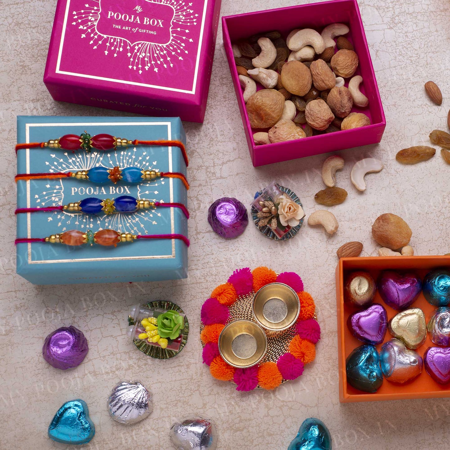 Mini Aurora Rakhi Gift Box