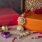 Meenakarai Mint Green Bhaiya Bhabhi Rakhi