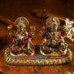 Decorative Colourful Brass Laxmi Ganesha