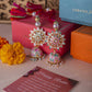 Pastel Meenakari Jhumki Lumba for Sister/Bhabhi (Set of 2)