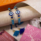 Turkish Evil Eye Diamond Shape Rakhi (Set of 2)