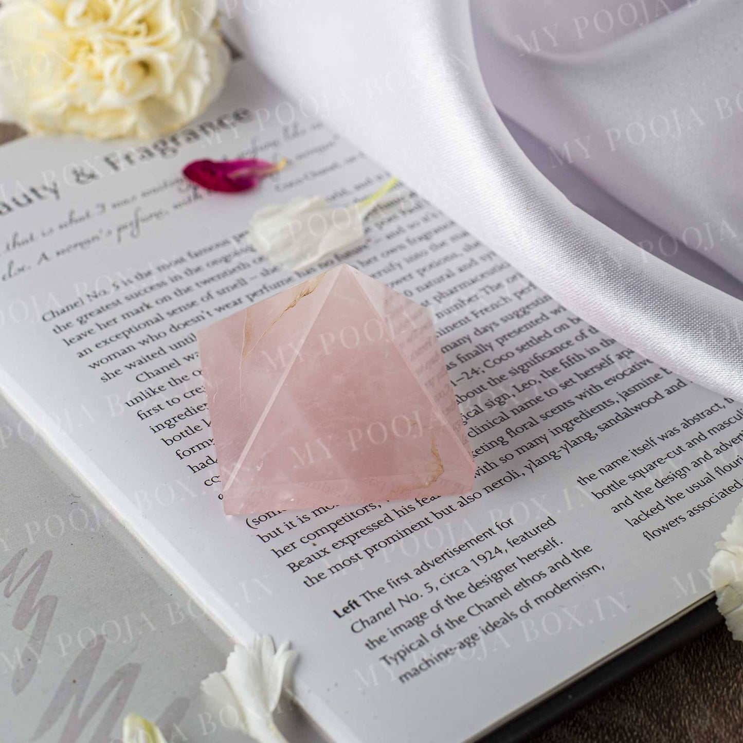 Rose Quartz Pyramid