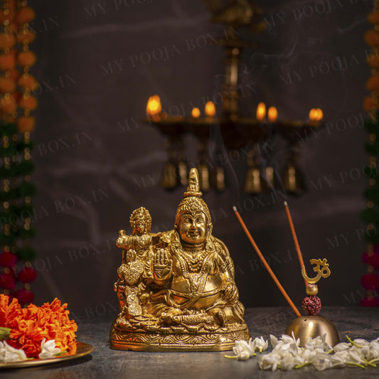 Traditional Brass Kuber Laxmi Idol