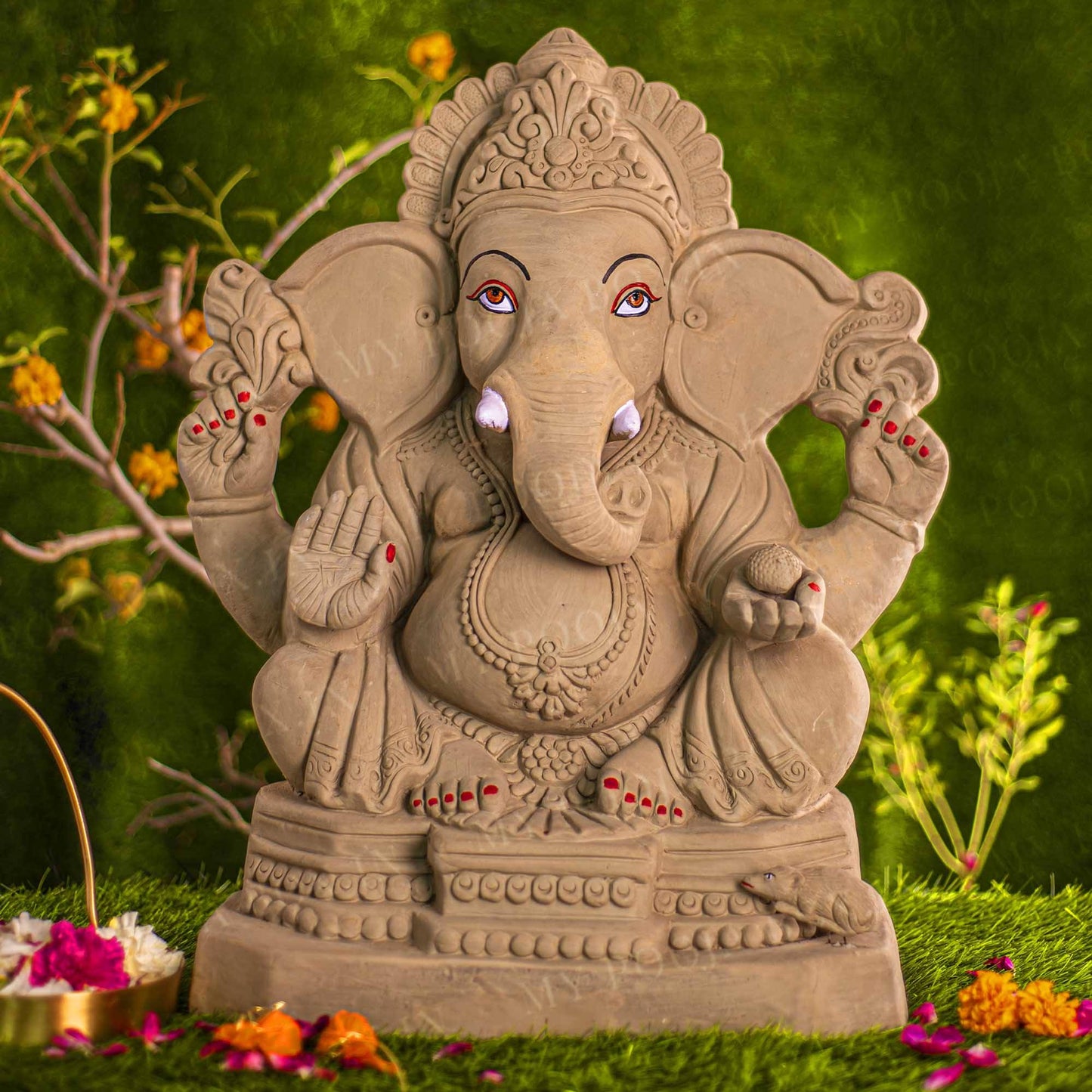 2FEET Bappa Eco-Friendly Ganpati | Plant-A-Ganesha