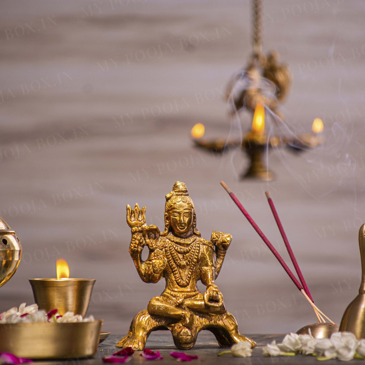 Auspicious Lord Shiva Brass Idol