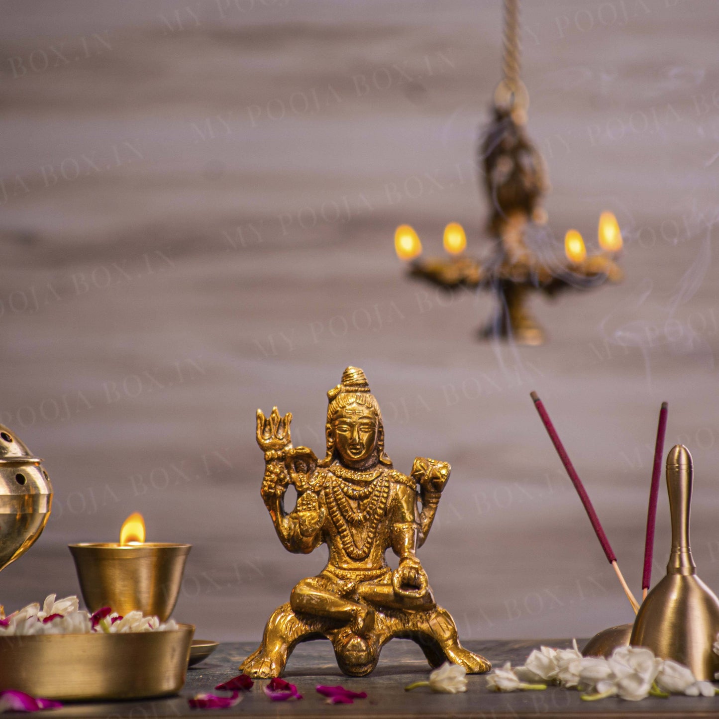 Auspicious Lord Shiva Brass Idol