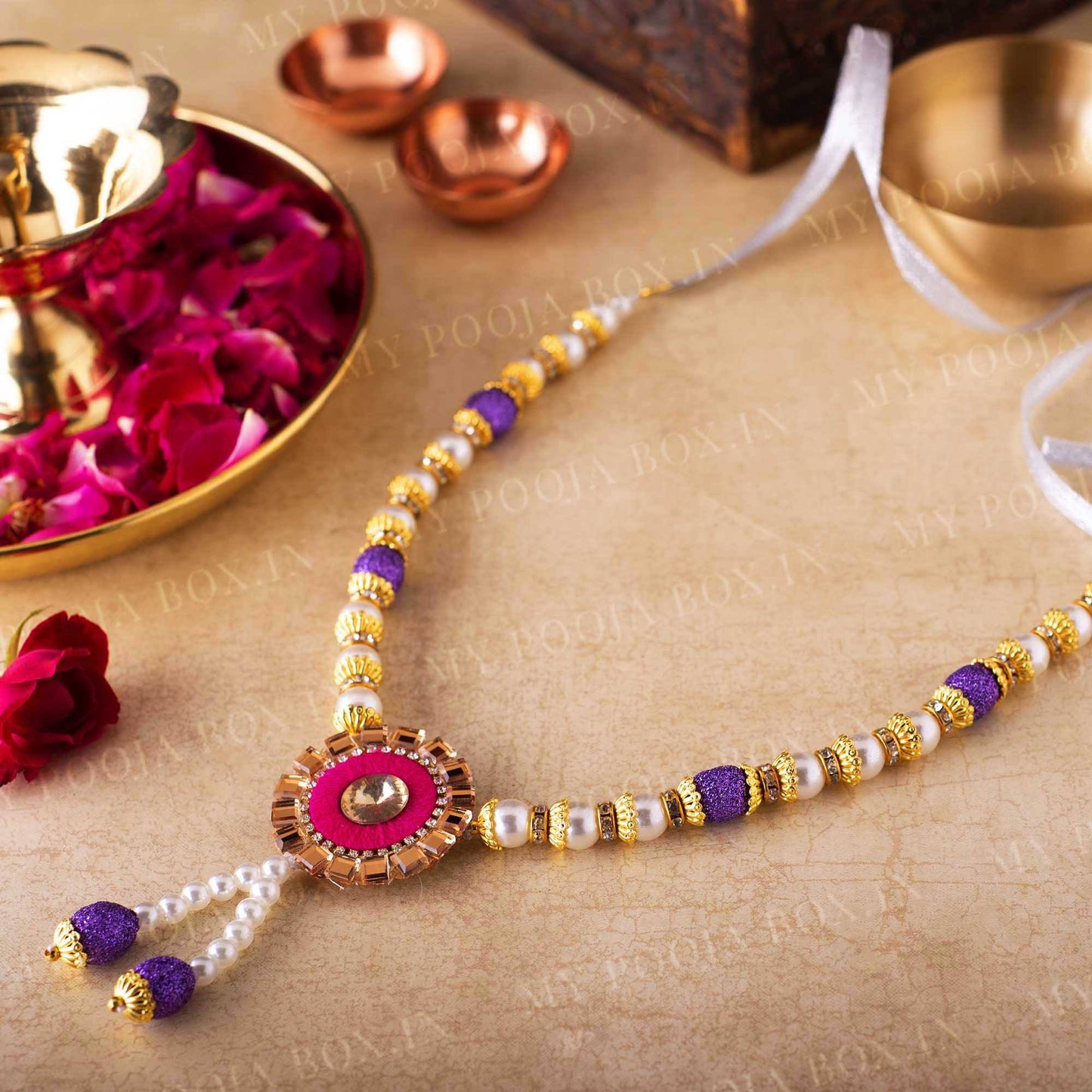 Adjustable Lilac Garland/Mala