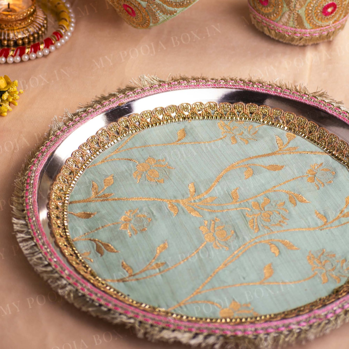 Amelia Karwa Chauth Thali Set