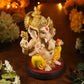 Lord Ganesha Idol On Oval Stand