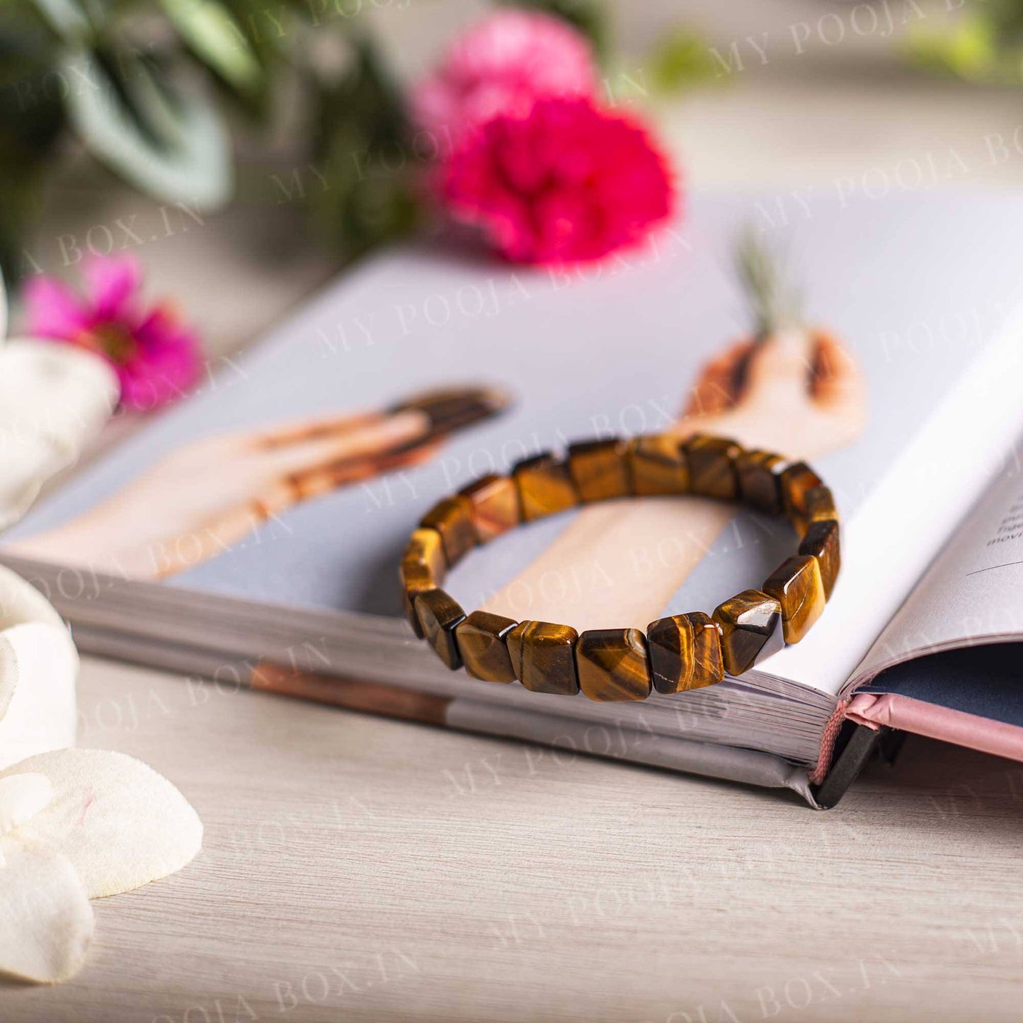 Brown Amandastone Reiki Bracelet