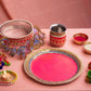 Bellerose Karwa Chauth Peach Thali Set
