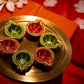 Handcrafted Decorative Clay Diya set of 6