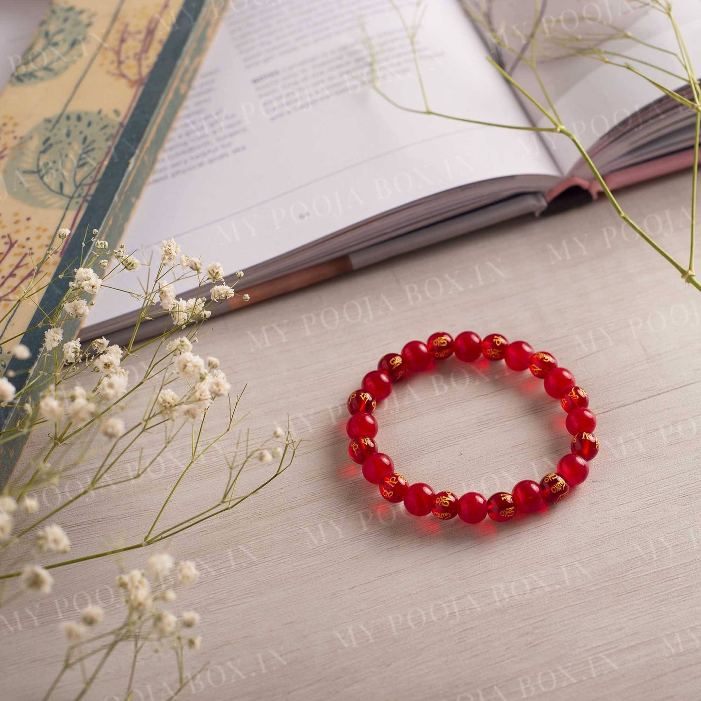 OM MANI PADME HUM Stone Tibetan Band/Bracelet