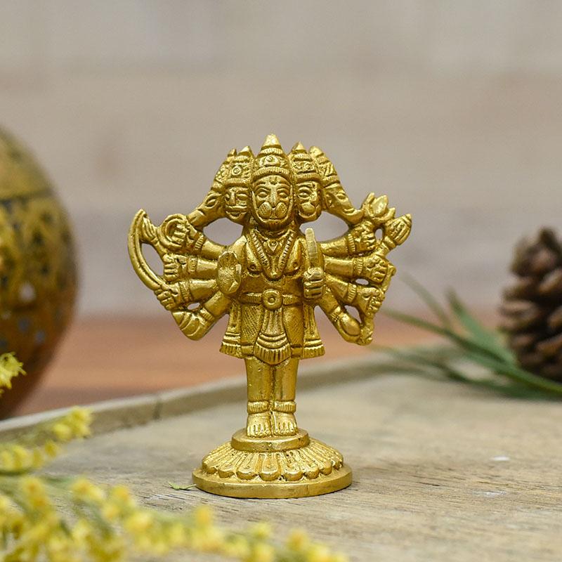 Brass Panchmukhi Hanuman