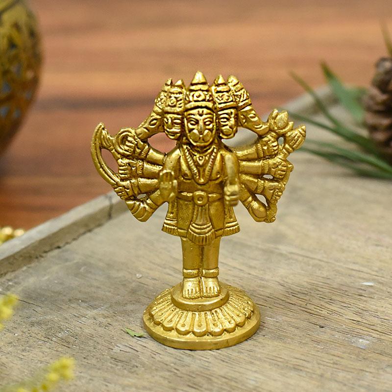 Brass Panchmukhi Hanuman