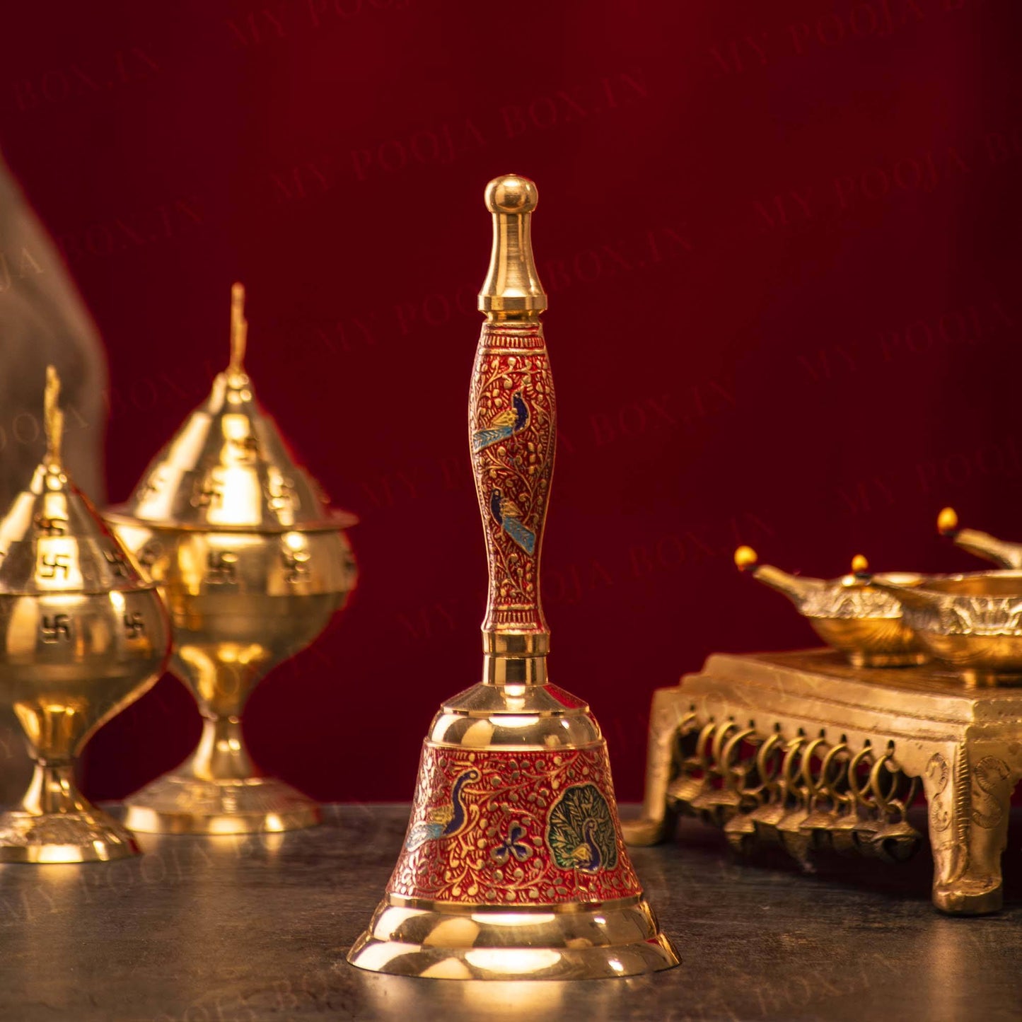 Designer Brass Pooja Bell