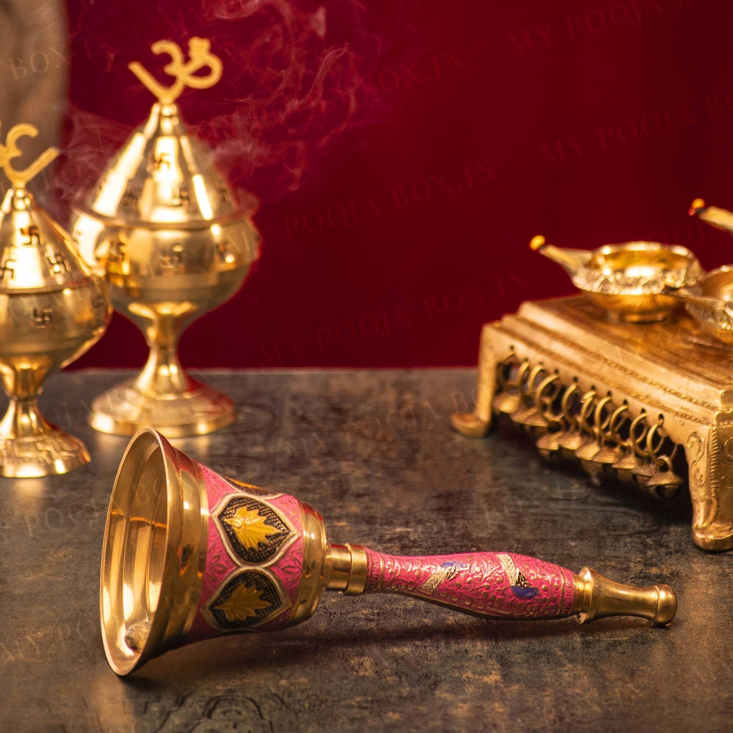 Designer Brass Pooja Bell