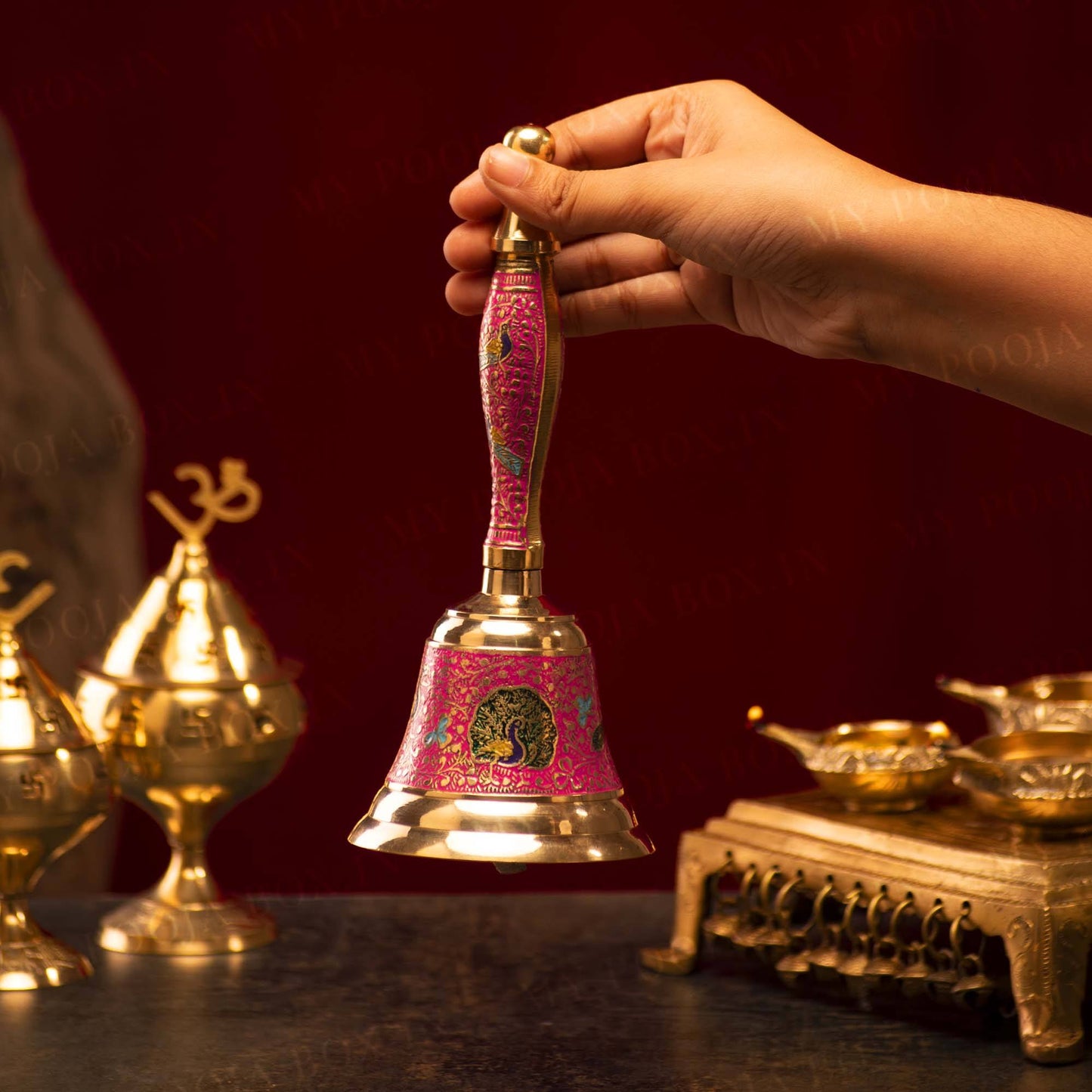 Designer Brass Pooja Bell