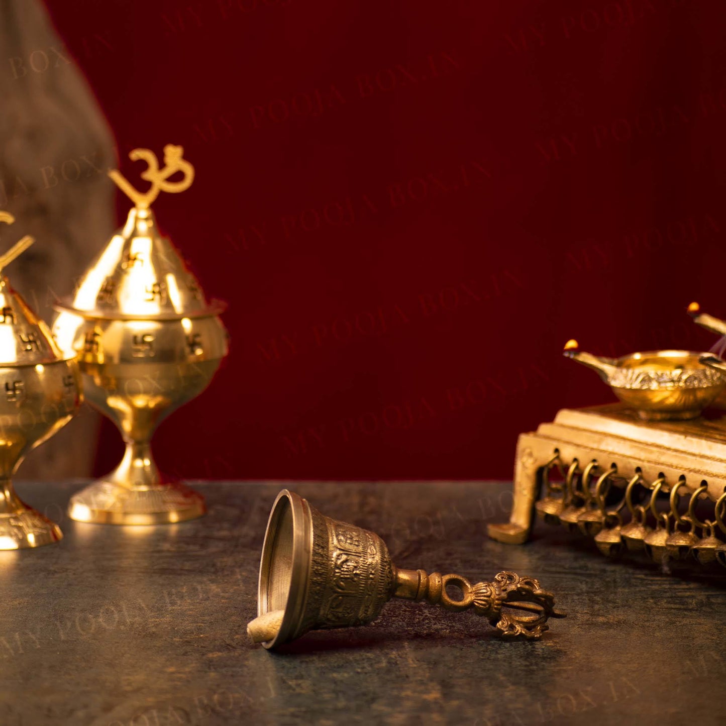 Antique Brass Bell Small