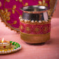 Flora Pink Camellia Karwa Chauth Thali Set