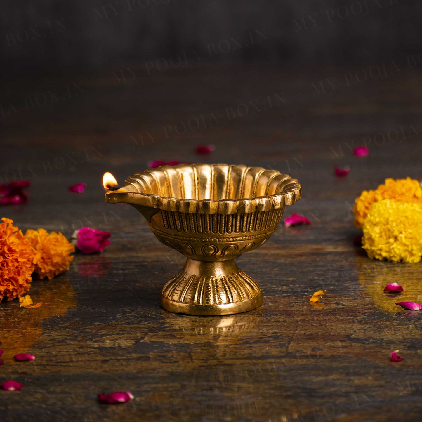 Traditional Brass Diya