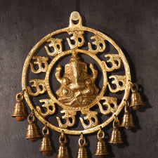 Aesthetic Ganesha Om Bell Hanging